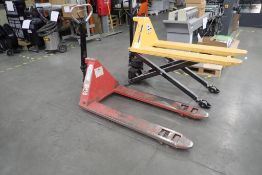 Mobile 5,500lbs Capacity Pallet Jack-48" Forks -USING FOR LOADOUT-NO REMOVAL UNTIL FEB 15/23.