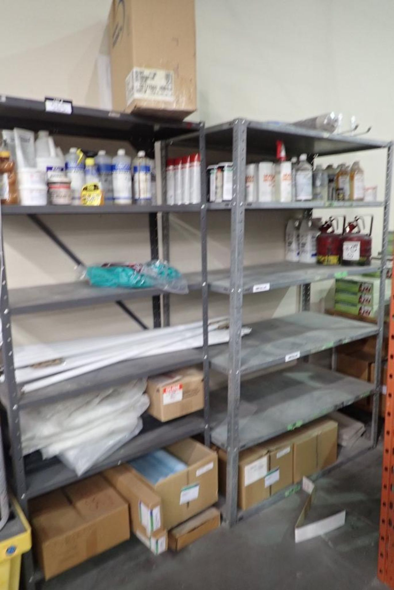 Lot of (2) Sections EZ-Rect Shelving and (2) Metal Shelving Units. - Image 2 of 2