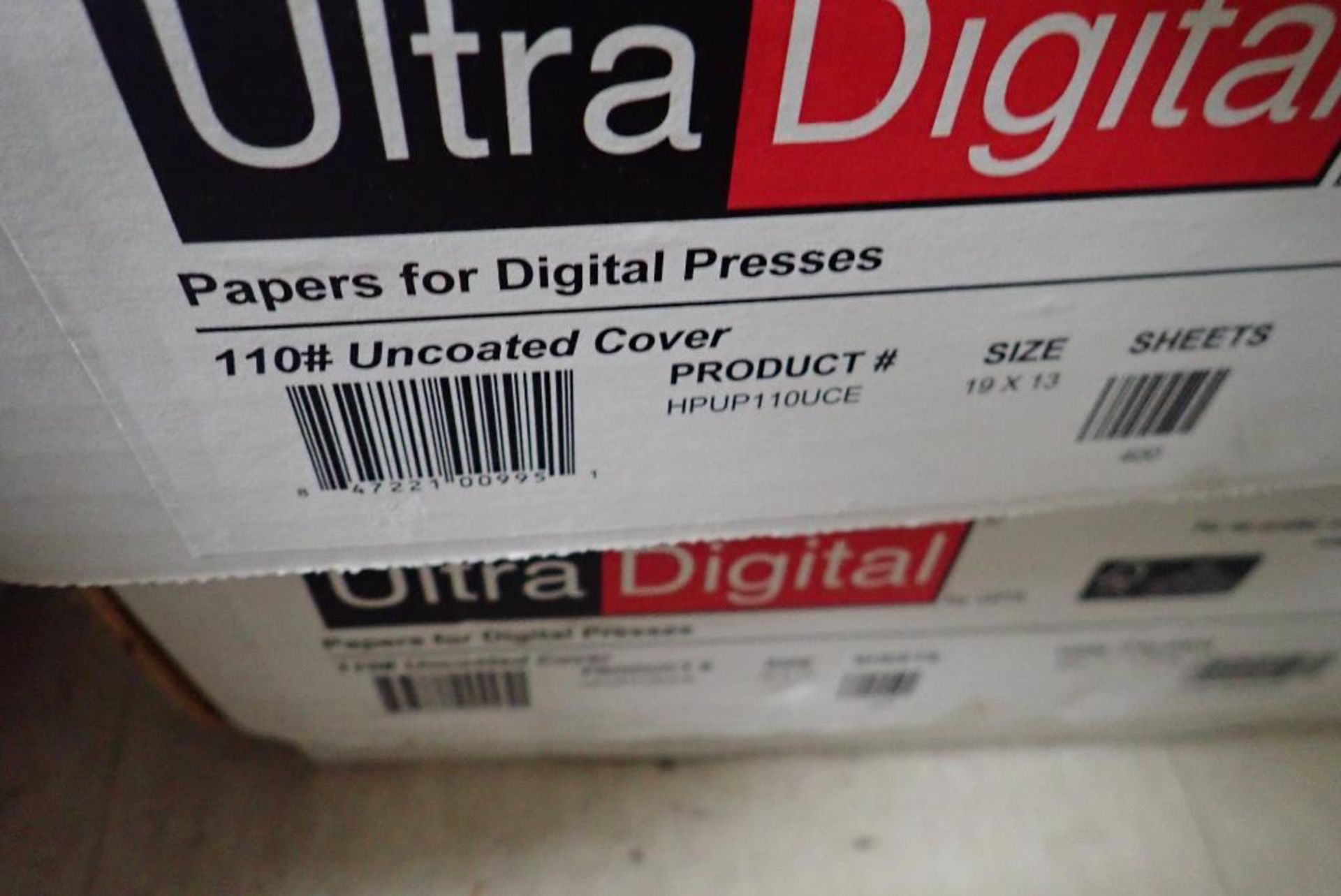 Lot of Approx. (12) Cases Asst. Size Ultra Digital Specialty Paper for Digital Presses. - Image 12 of 13