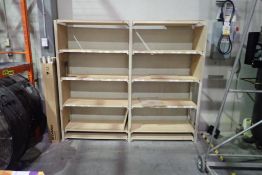 Lot of (2) Sections EZ-Rect Shelving.