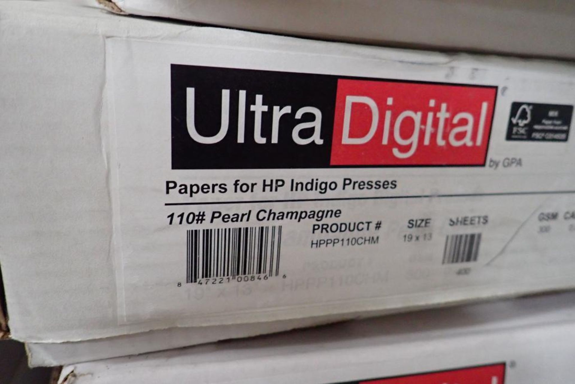 Lot of Approx. (12) Cases Asst. Size Ultra Digital Specialty Paper for Digital Presses. - Image 10 of 13