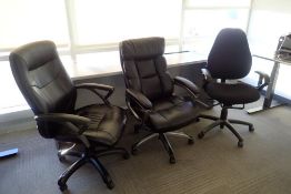 Lot of Work Table and (3) Task Chairs.