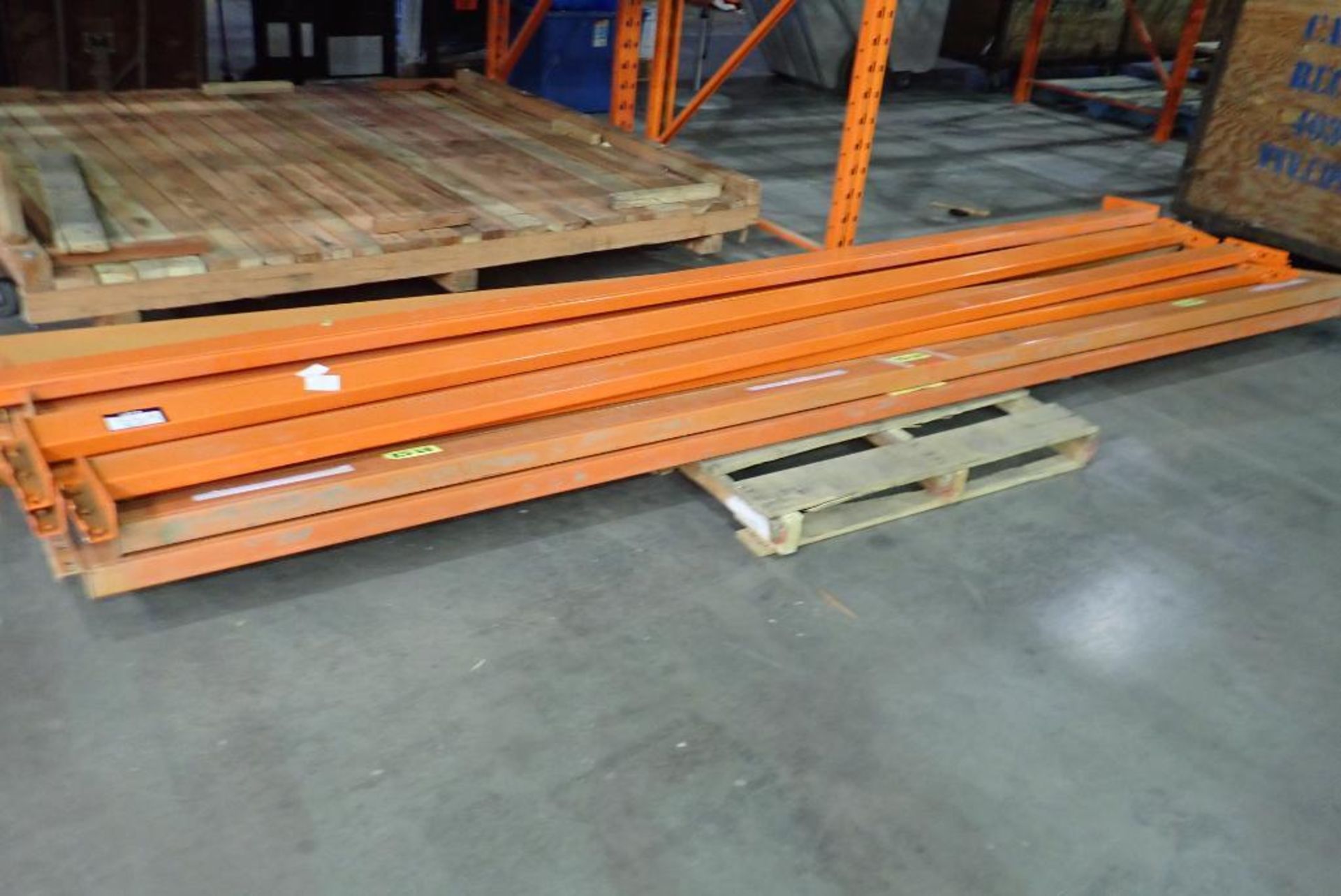 Lot of (10) Sections 12'Lx42"W Pallet Racking. - Image 4 of 5