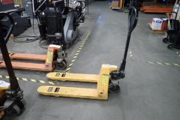 Narrow Isle 5,500lbs Capacity Pallet Jack-36" Forks -USING FOR LOADOUT-NO REMOVAL UNTIL FEB 15/23.