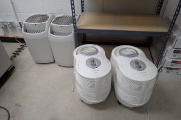 Lot of (2) Honeywell and (2) AirCare Humidifiers.