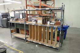Lot of (2) Sections EZ-Rect Shelving and (2) Metal Shelving Units.