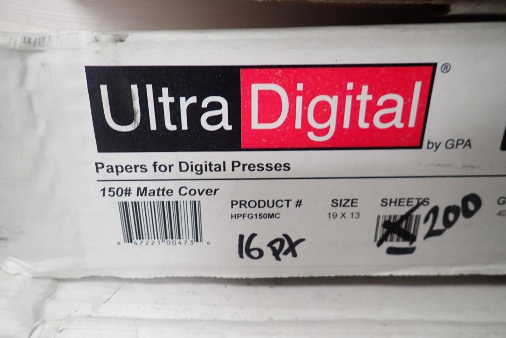 Lot of Approx. (12) Cases Asst. Size Ultra Digital Specialty Paper for Digital Presses. - Image 3 of 13