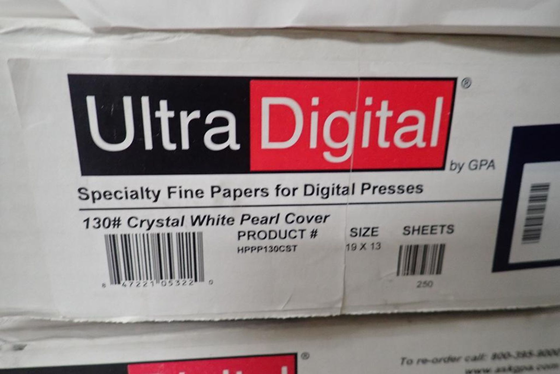 Lot of Approx. (12) Cases Asst. Size Ultra Digital Specialty Paper for Digital Presses. - Image 2 of 13