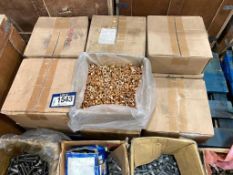 Lot of (11) Boxes of Silicone Bronze Hex Jam Nuts