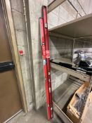 Lot of (1) Milwaukee 72" Level and (1) Milwaukee 78" Level