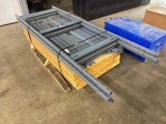 Lot of (2) Sections of 72" X 48" 24" EZ-Rect Shelving