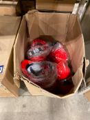 Lot of (10) Asst. Red Hard Hats