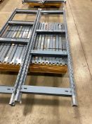 Lot of (2) Sections of 96" X 48" 24" EZ-Rect Shelving