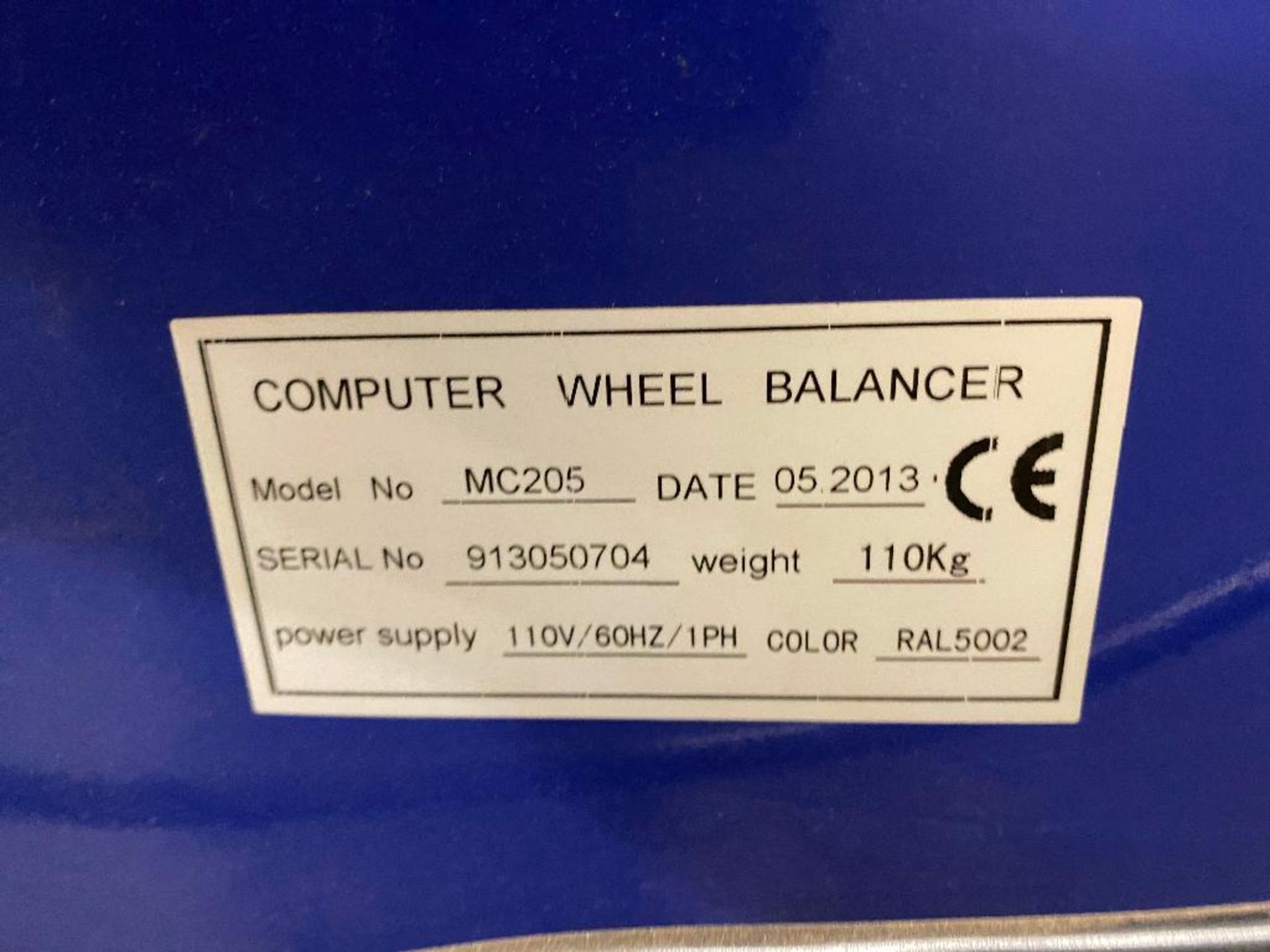 K&L MC205 Computer Wheel Balancer - Image 3 of 4
