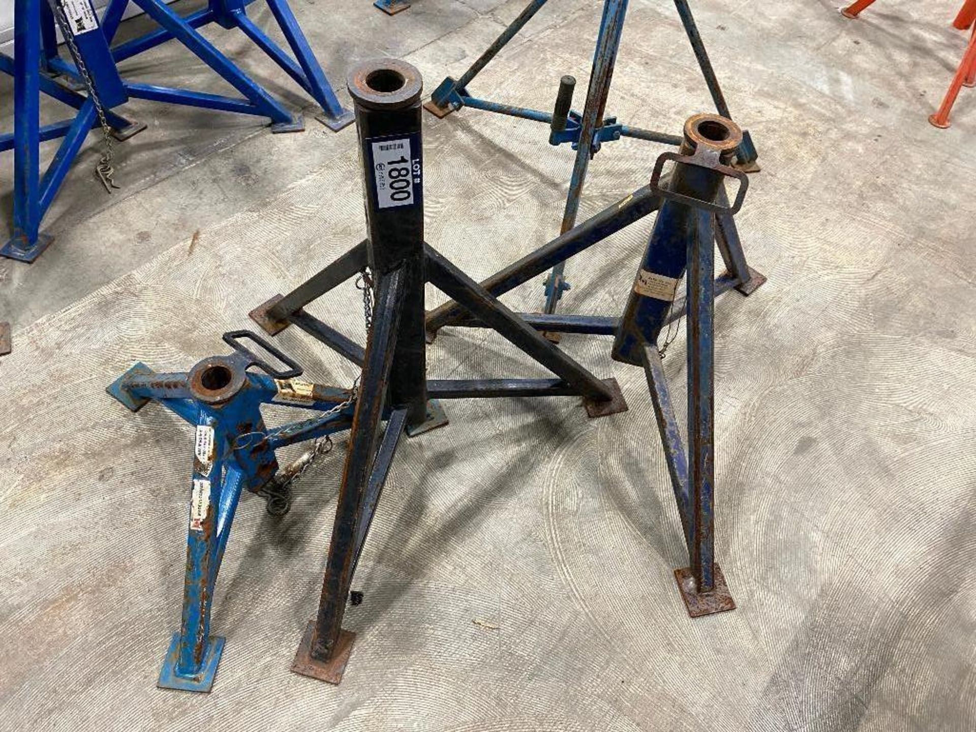 Lot of (3) Asst. Pipe Stands (No Heads)