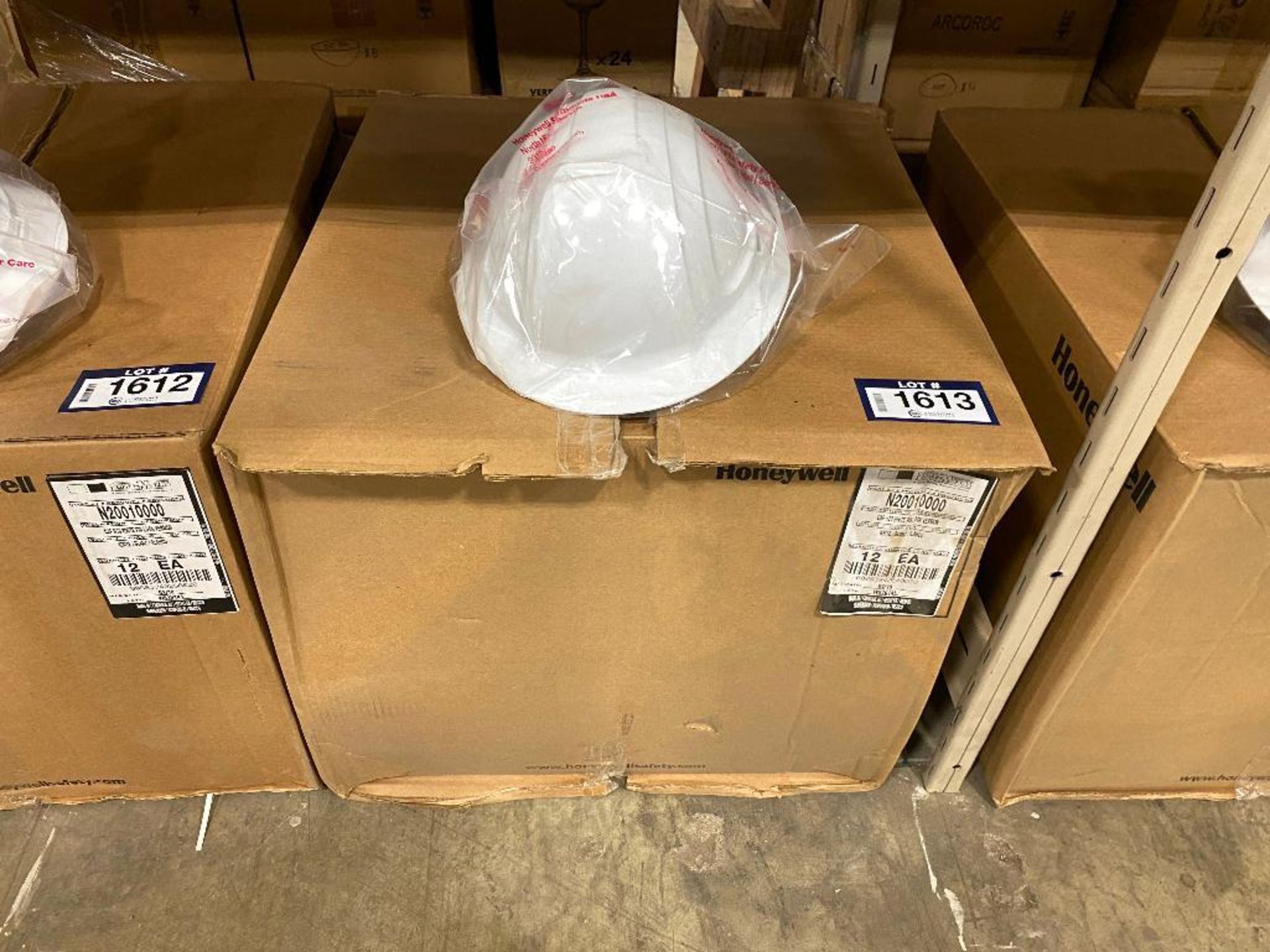 Lot of (12) Honeywell N20 Hard Hats