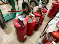 Lot of (4) Asst. Fire Extinguishers