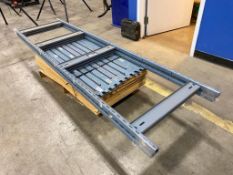 Lot of (2) Sections of 96" X 48" 24" EZ-Rect Shelving