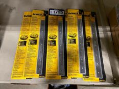 Lot of (8) DeWalt 13" Replacement Planer Knives