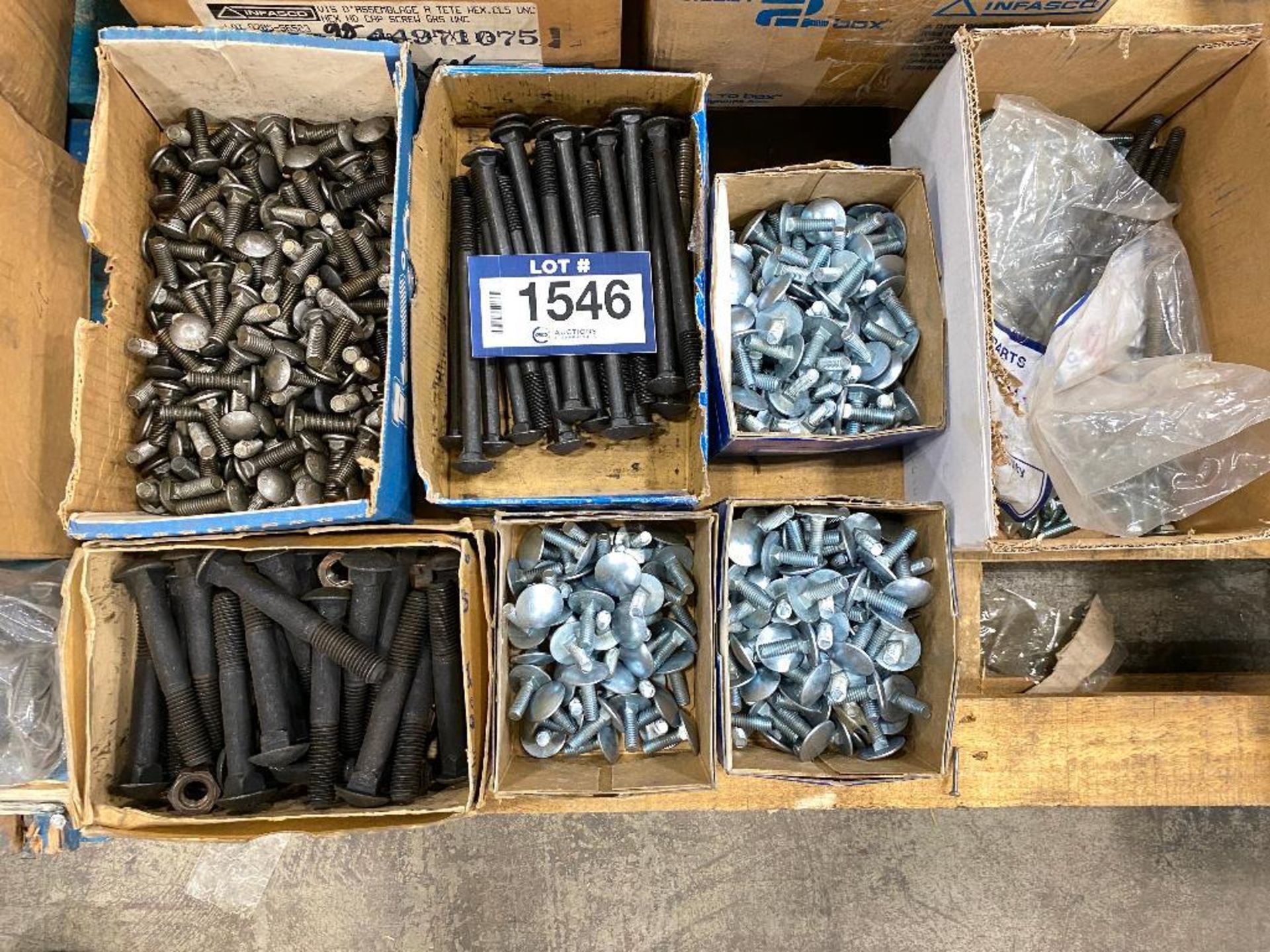 Lot of (11) Boxes of Asst. Carriage Bolts and Step Bolts, etc. - Image 2 of 3