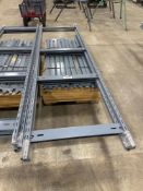 Lot of (2) Sections of 96" X 48" 24" EZ-Rect Shelving