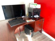 ACER Desktop Computer w/ 32" Monitor, (2) Keyboards, (1) Mouse, Canon Printer, etc.