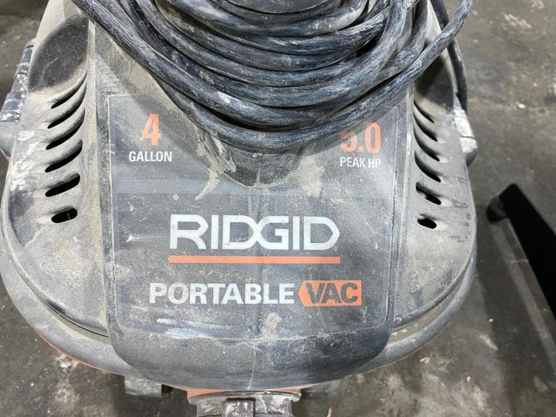 Ridgid 4Gal. Portable Shop Vacuum - Image 3 of 3