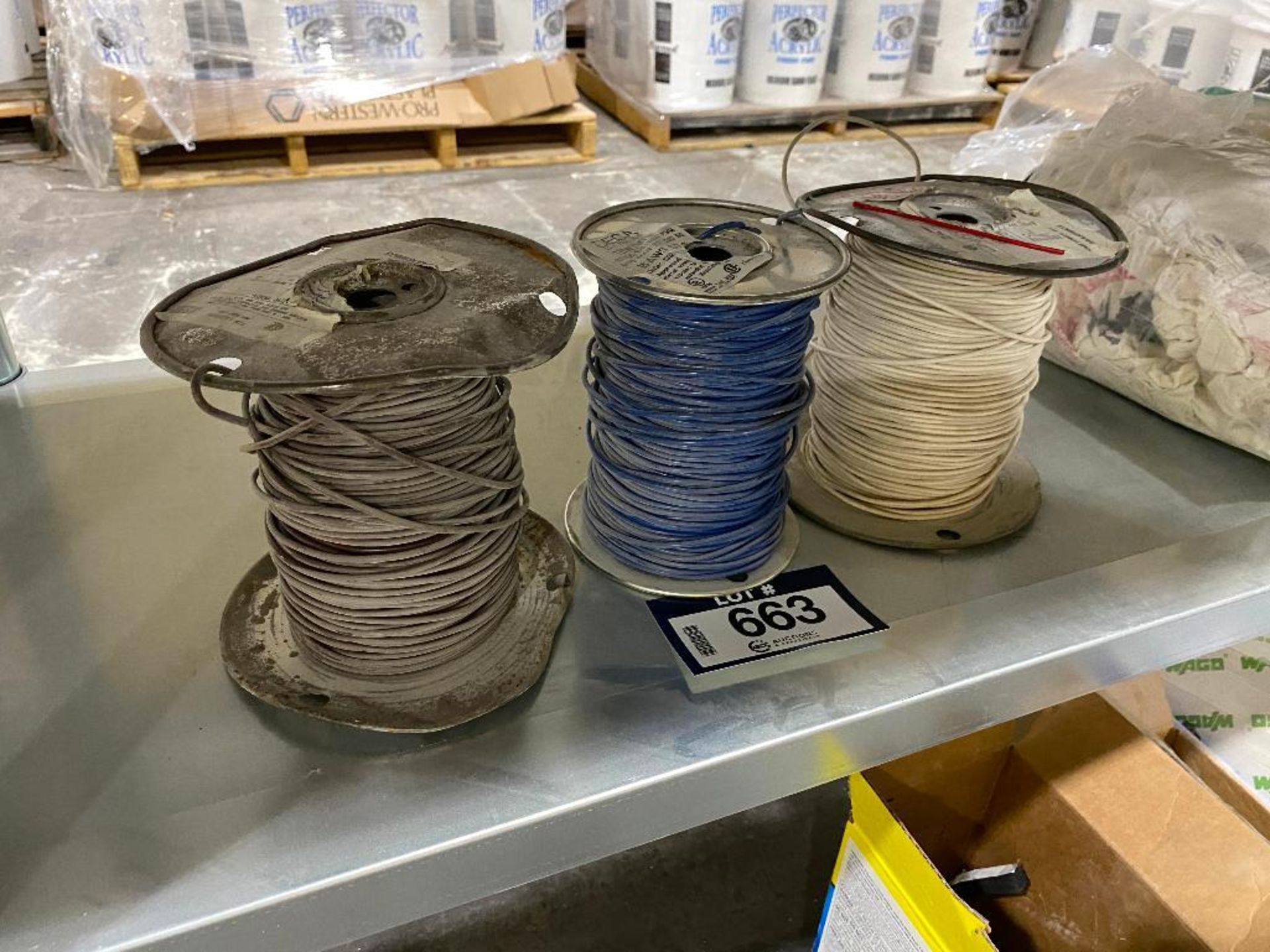 Lot of (3) Spools of Asst. Wire - Image 2 of 2