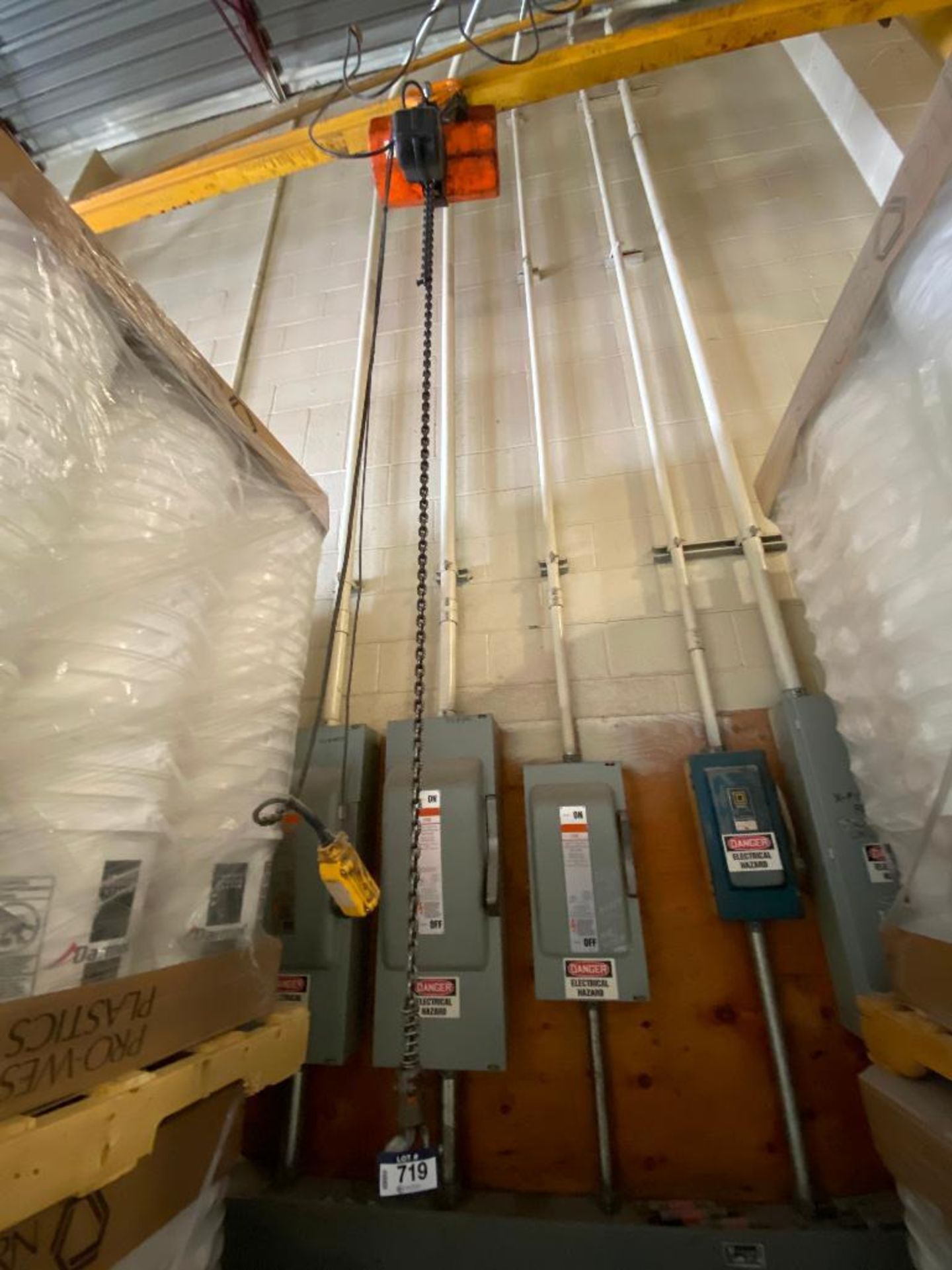 Electric Hoist w/ Beam Roller