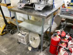 36" X 24" Stainless Steel Table w/ Undershelf