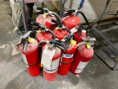 Lot of (9) Asst. Fire Extinguishers