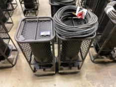 Lot of (2) Mr. Heater HS125LP Portable Radiant Propane Heaters, 125,000BTU