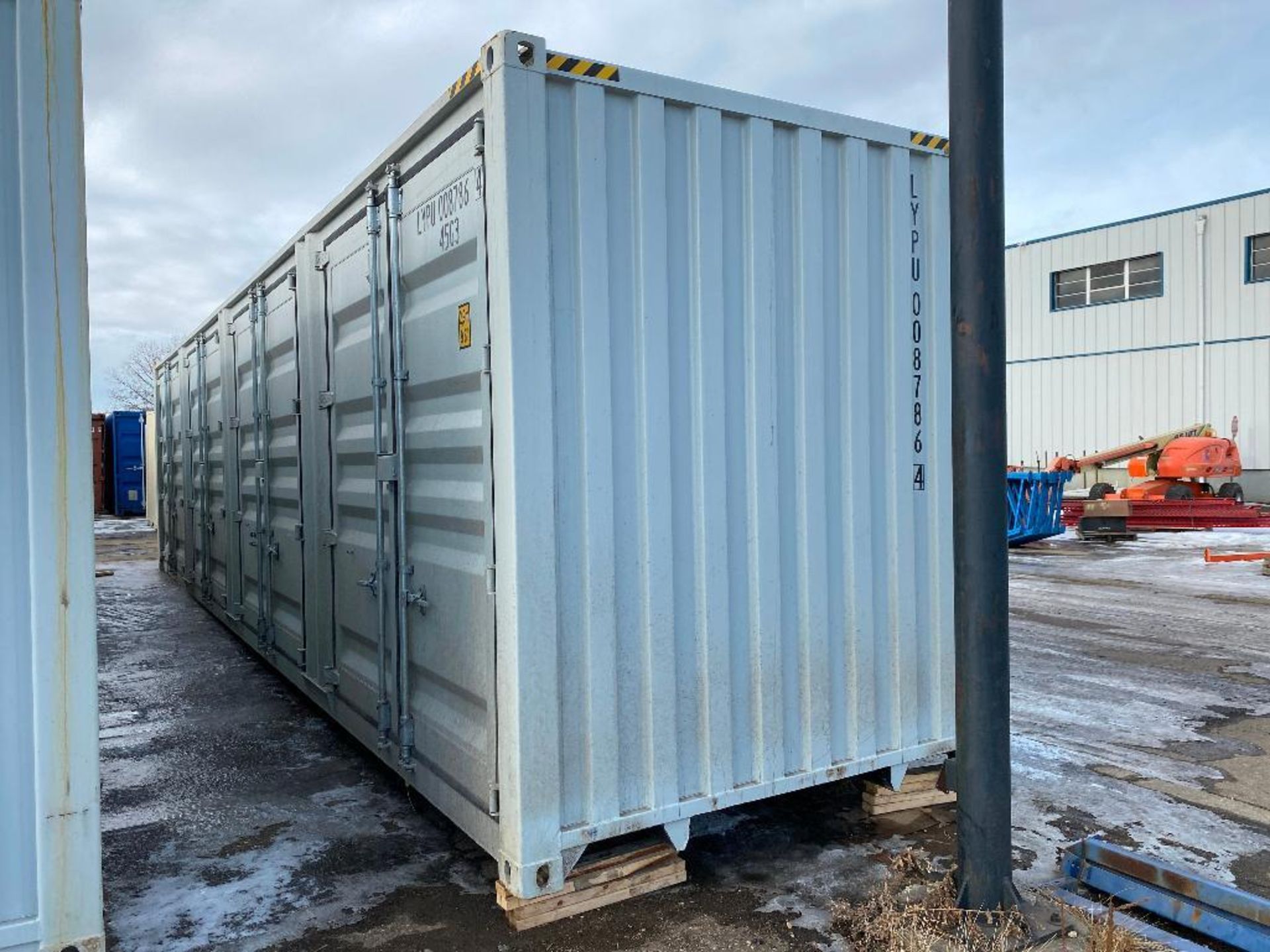 2022 Single Use 40' High Cube Shipping Container with (4) Side Doors - Image 6 of 6