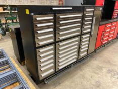 New 7' Steelman Stainless Steel 35-Drawer & 1-Cabinet Tool Storage Chest