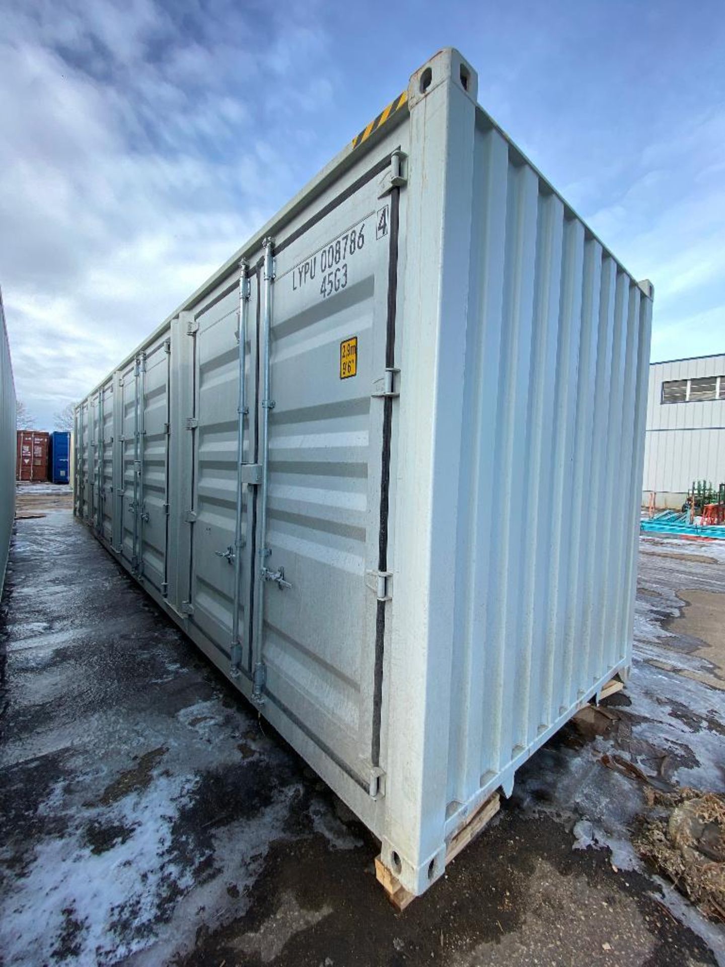 2022 Single Use 40' High Cube Shipping Container with (4) Side Doors - Image 5 of 6