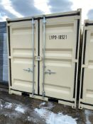 New 9' Shipping Container Complete with Barn Doors, (1) Man Door & Window