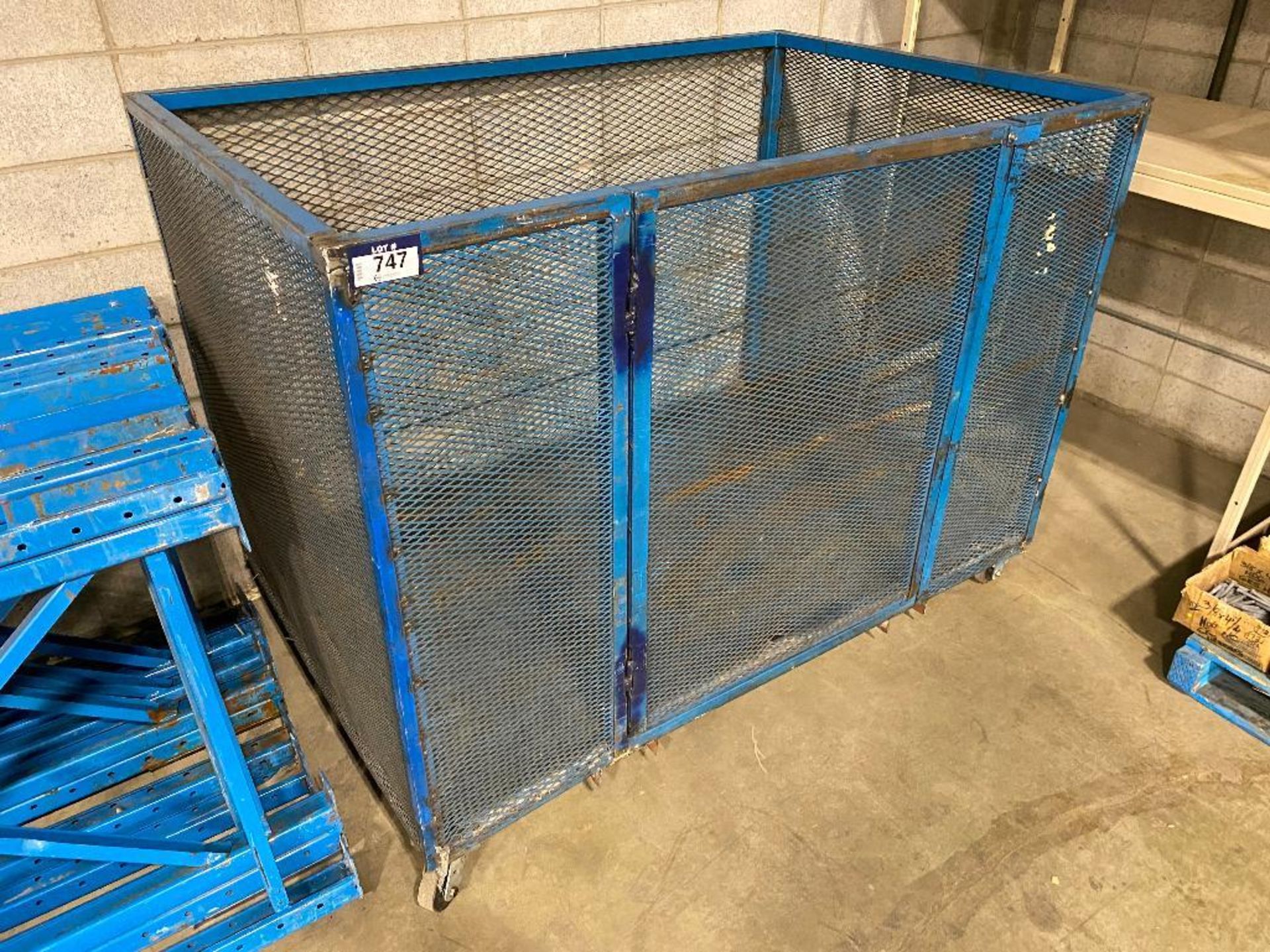 48" x 73" Material Crate on Casters