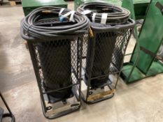 Lot of (2) Mr. Heater HS125LP Portable Radiant Propane Heaters, 125,000BTU