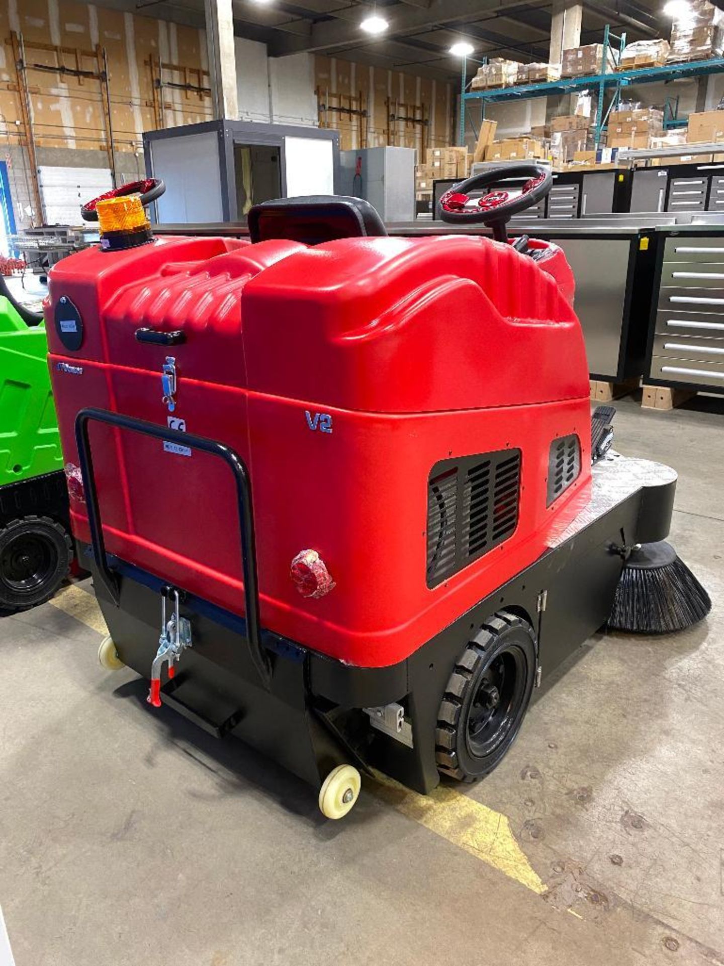 New 2022 Aokeqi 0S-V2 55" Wide Ride-On Electric Industrial Floor Sweeper - Image 3 of 10