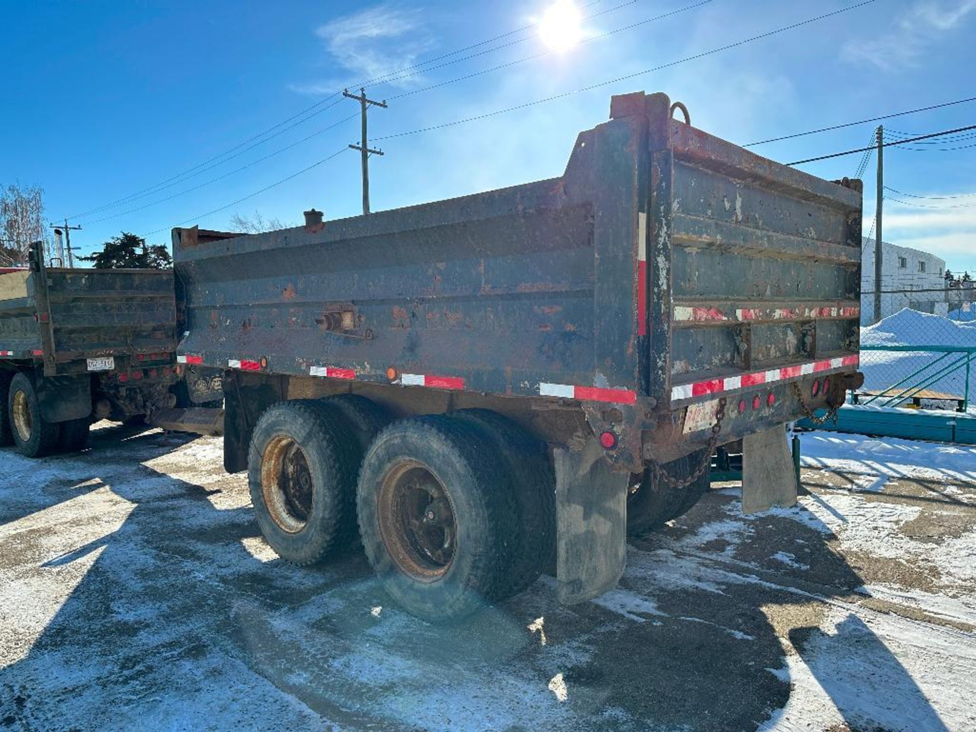 T/A Gravel Pup Trailer, 14’ Box VIN #: OBL - Image 3 of 9