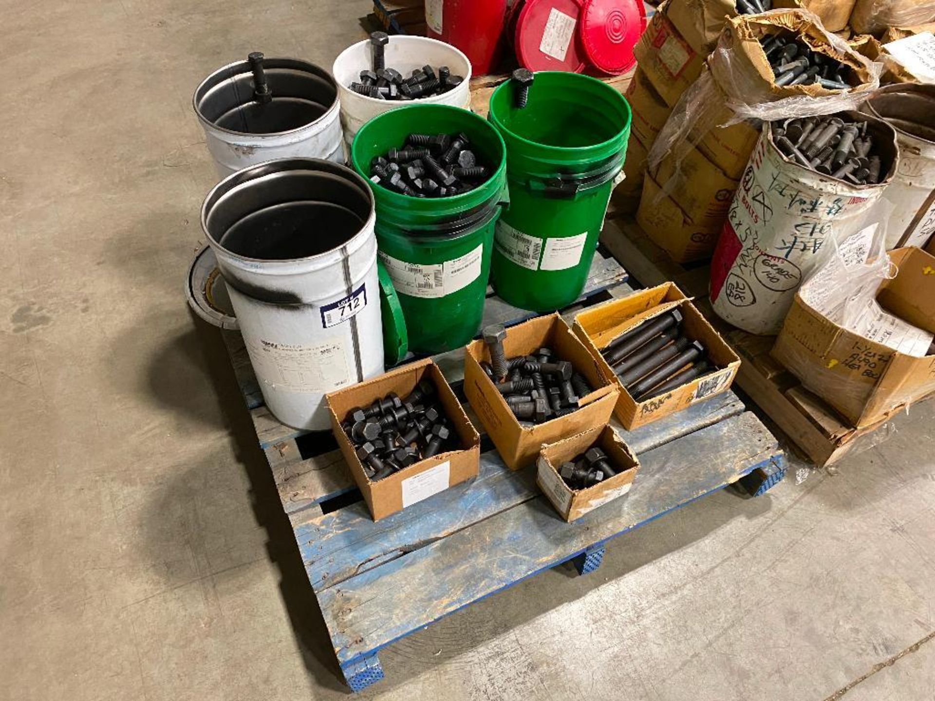 Pallet of Asst. Bolts, Washers & Nuts