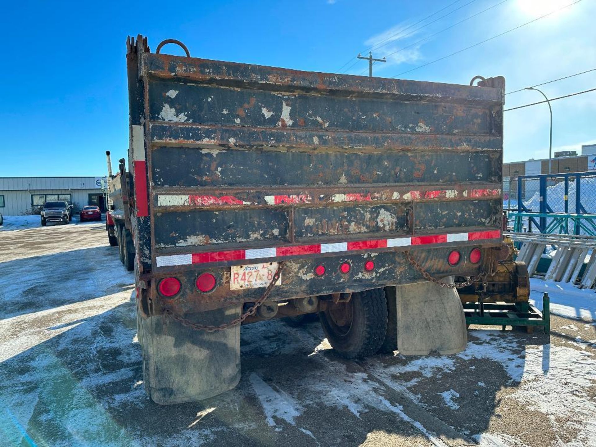 T/A Gravel Pup Trailer, 14’ Box VIN #: OBL - Image 7 of 9