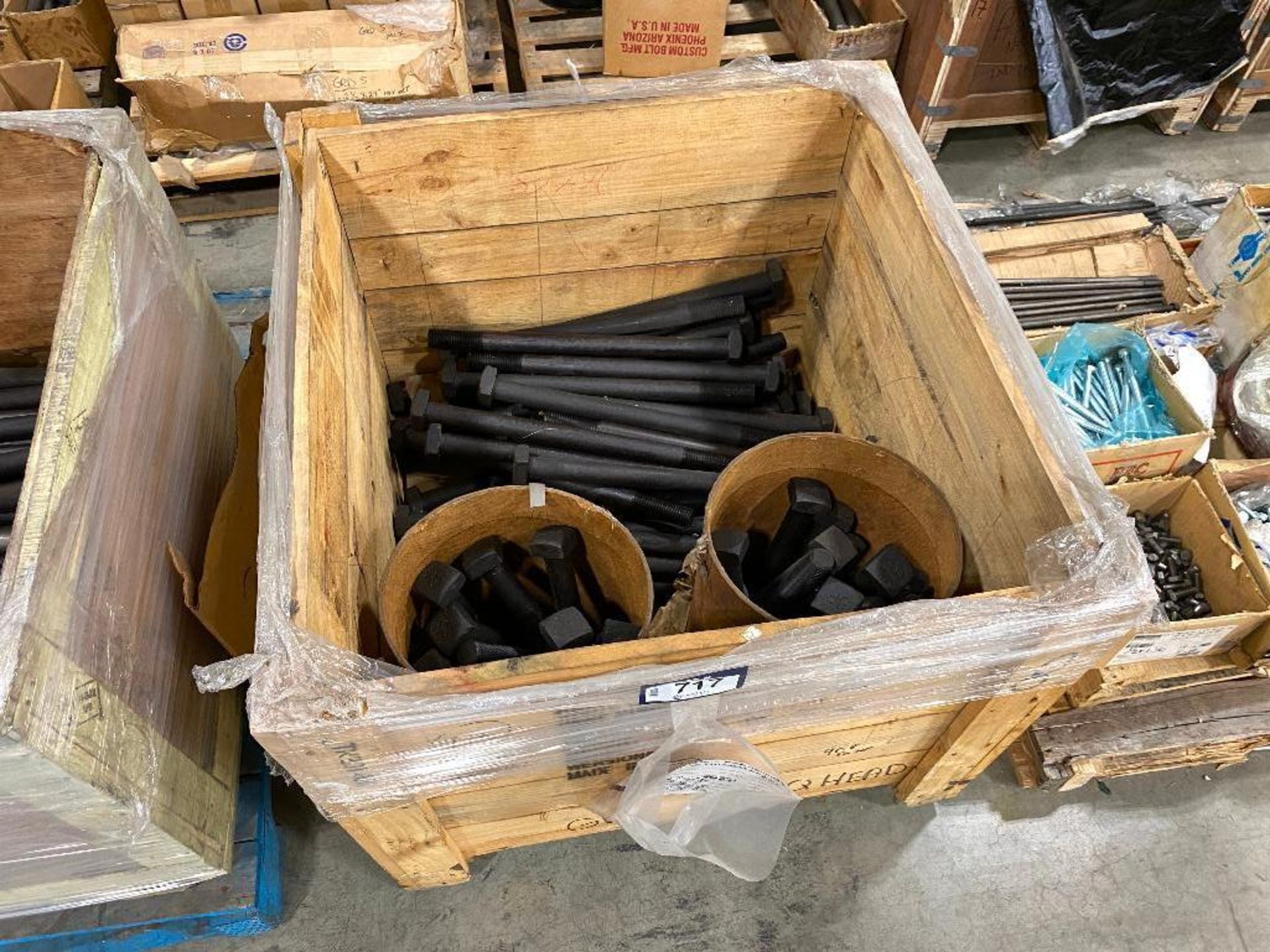 Crate of Asst. Square Heavy Duty Bolts