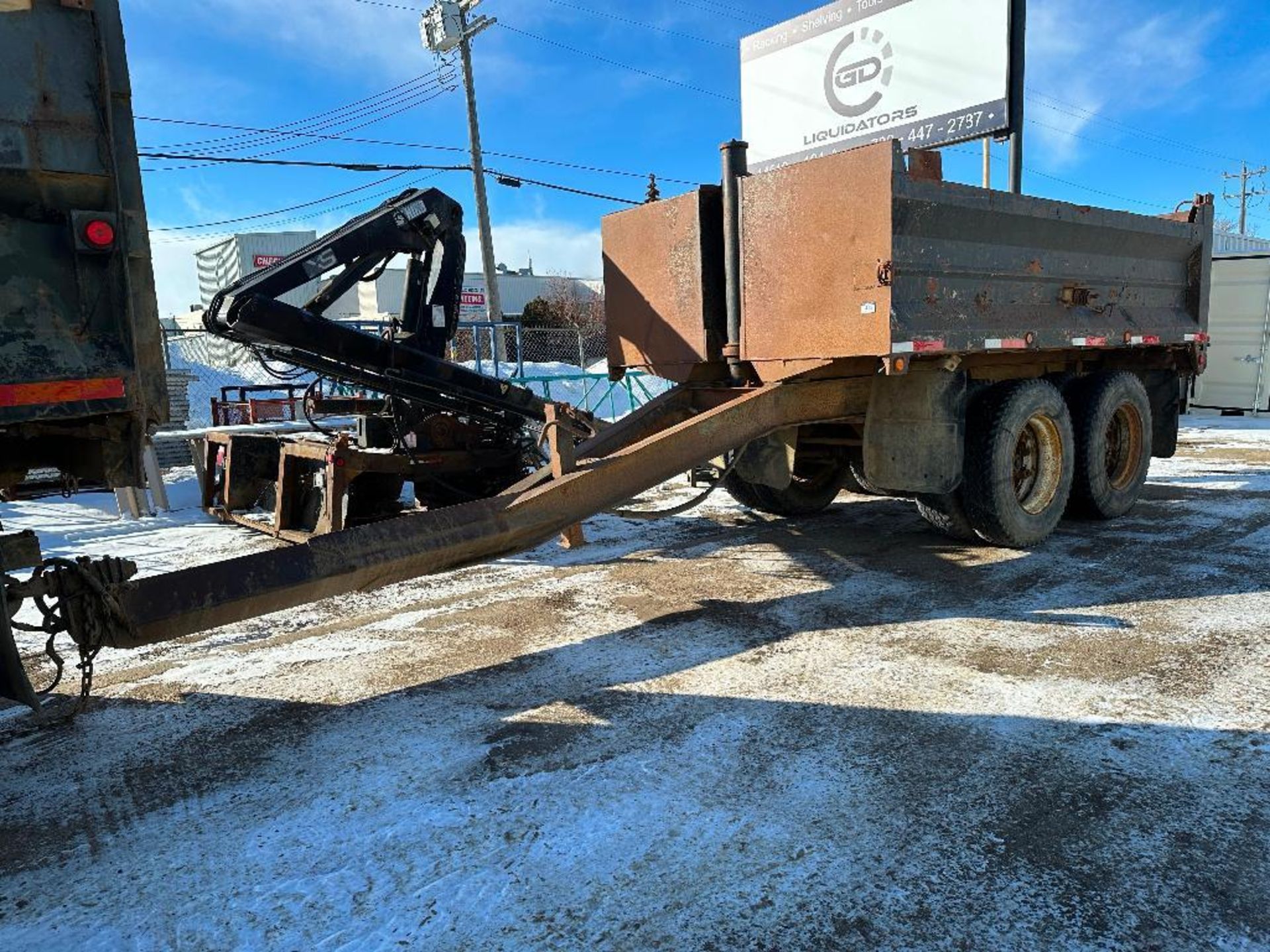 T/A Gravel Pup Trailer, 14’ Box VIN #: OBL