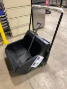 New Aokeqi AKQ-320 82 Gallon Mobile Industrial Metal Dust Bin With Shovel