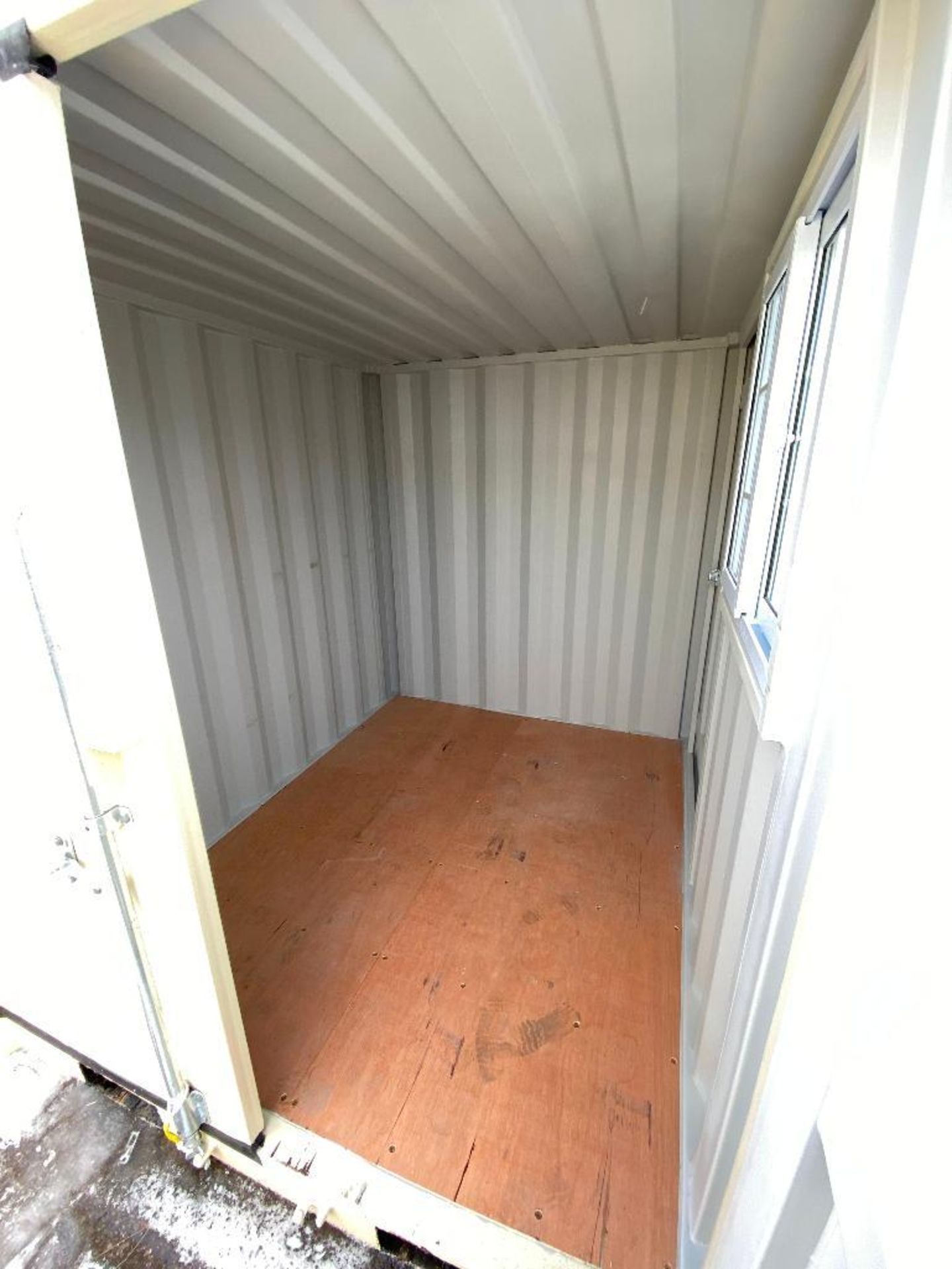 New 8' Shipping Container Complete with Barn Doors, (1) Man Door & Window - Image 4 of 5
