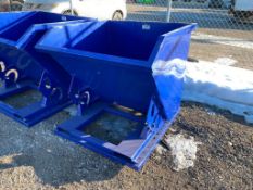 New 2022 Greatbear 1 Cubic Yard Self Dumping Tipping Bin