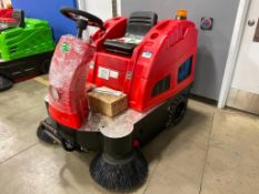 New 2022 Aokeqi 0S-V2 55" Wide Ride-On Electric Industrial Floor Sweeper