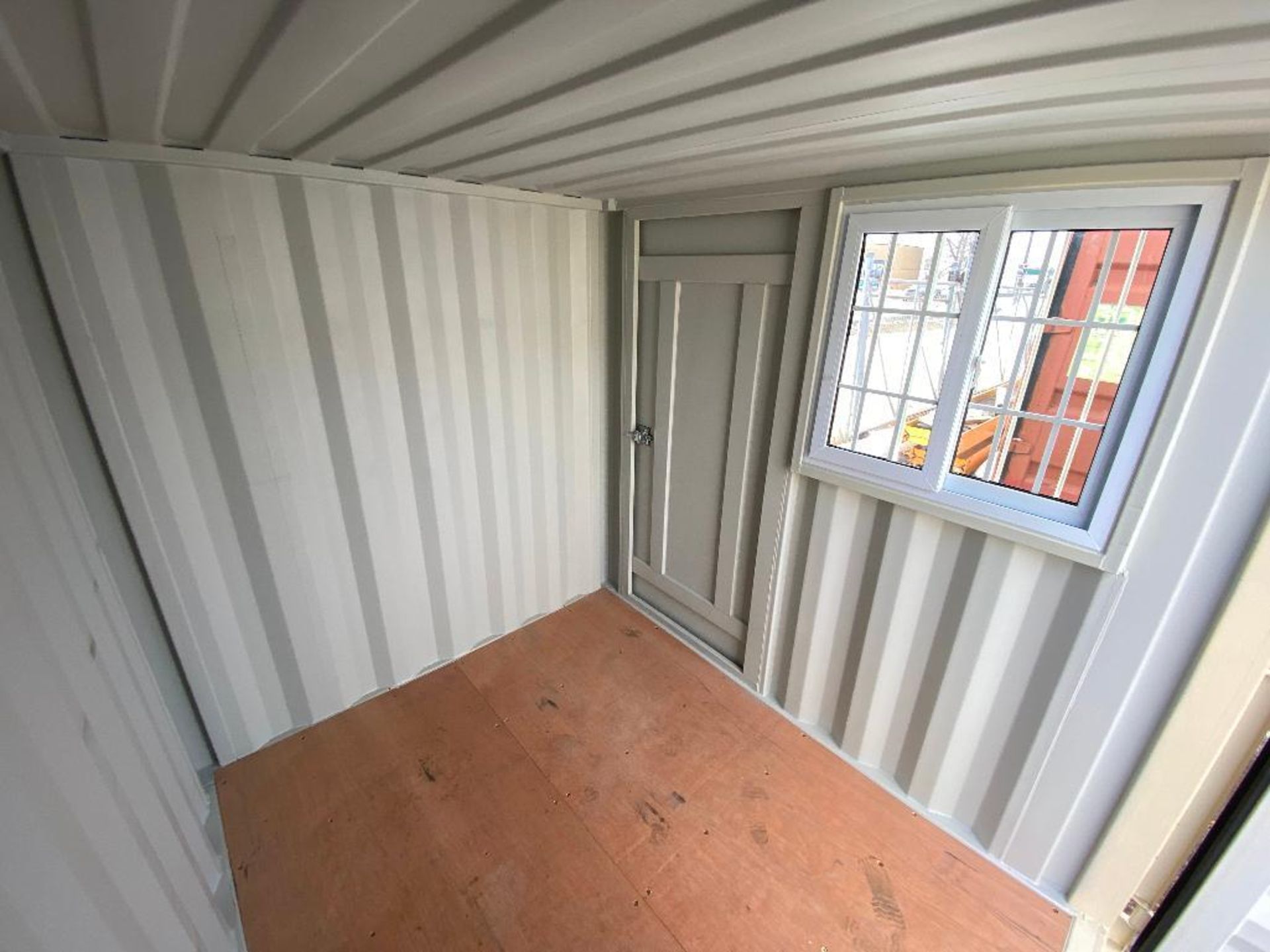 New 8' Shipping Container Complete with Barn Doors, (1) Man Door & Window - Image 5 of 5