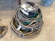 Lot of asst. water hoses